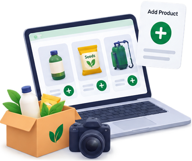 List products with specifications and photos